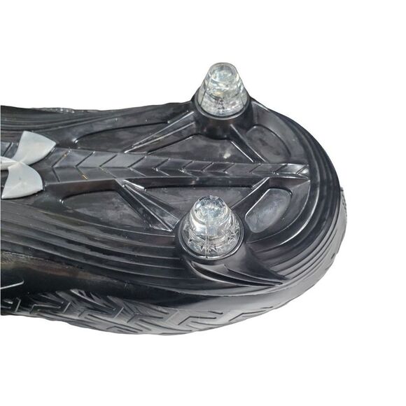 NEW Under Armour UA Nitro Mid D Football Cleats Black Chrome 1258015-013. MENS S - Picture 11 of 16